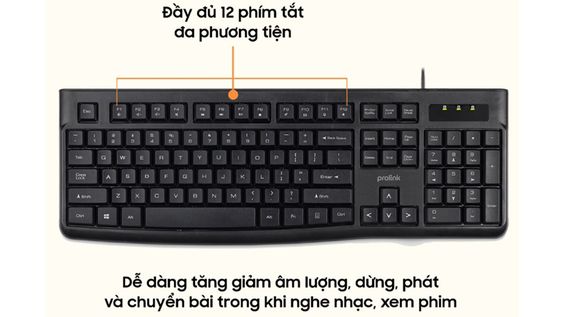 Hệ thống 12 phím tắt đa phương tiện 1